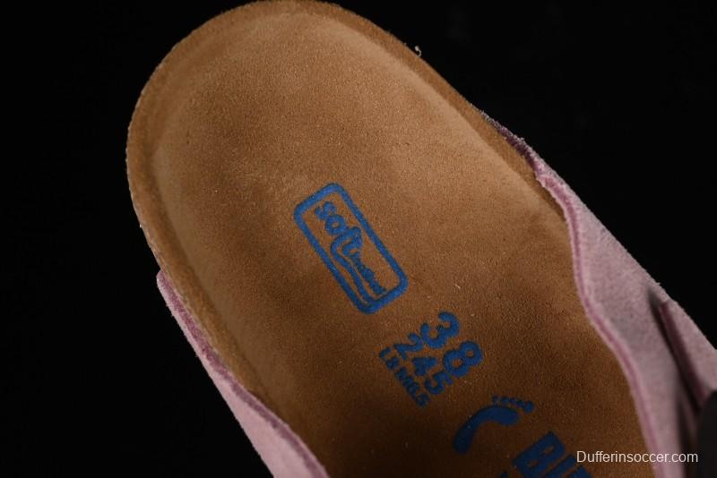 Birkenstock Arizona Soft Footbed Sandals with Suede Leather and Lambswool Lining - G.D4