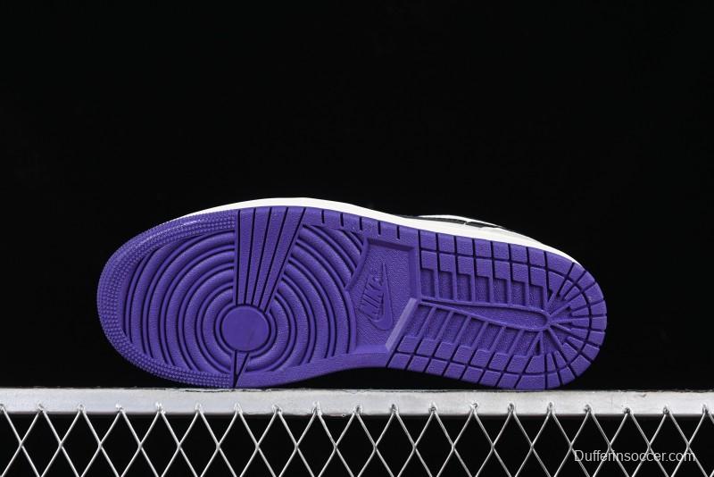 Nike Air Jordan 1 Low "Purple" Casual Sneakers - HF5759-101