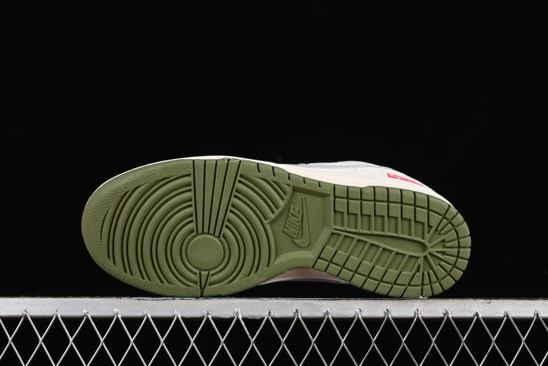 Nike SB Dunk Low Supreme Collaboration - Beige Anniversary High-End Custom Low-Top Casual Sneakers - XX2025-330