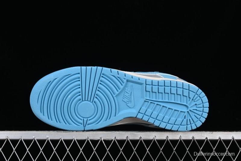 Nike SB Dunk Low BAPE Collaboration - Beige Grey Indigo Anniversary Premium Custom Low-Top Casual Skate Shoes - BB8969-002