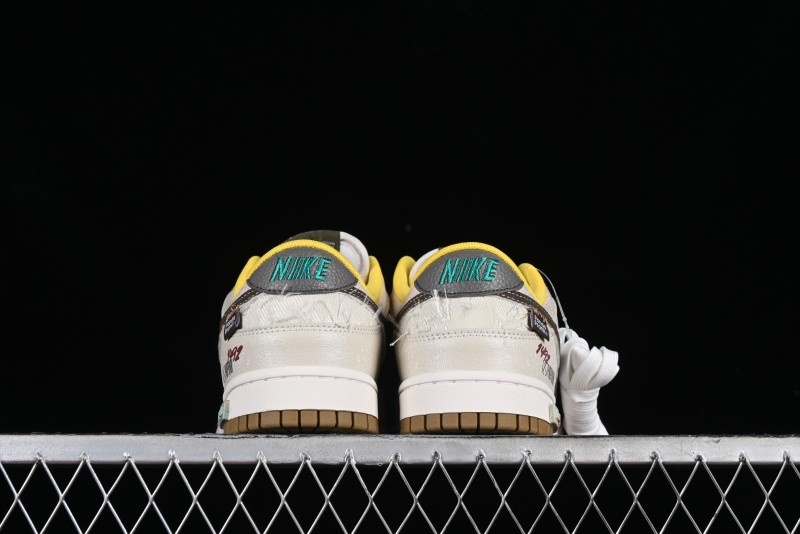 Nike Dunk Low Panda Prank Sail Era Sails Tan Brown SB Strap Low-Top Casual Skate Shoes - FV3629-371