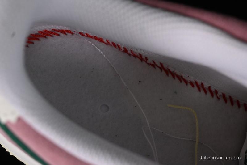 Nike Air Force 1 '07 Low Casual Sneakers in White Pink Green - FV9346-100