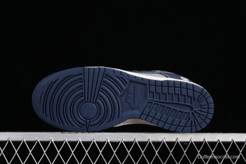 Nike SB Dunk Low BAPE Collaboration - Light Blue Grey Anniversary High-End Custom Low-Top Casual Skate Shoes - BB8969-001