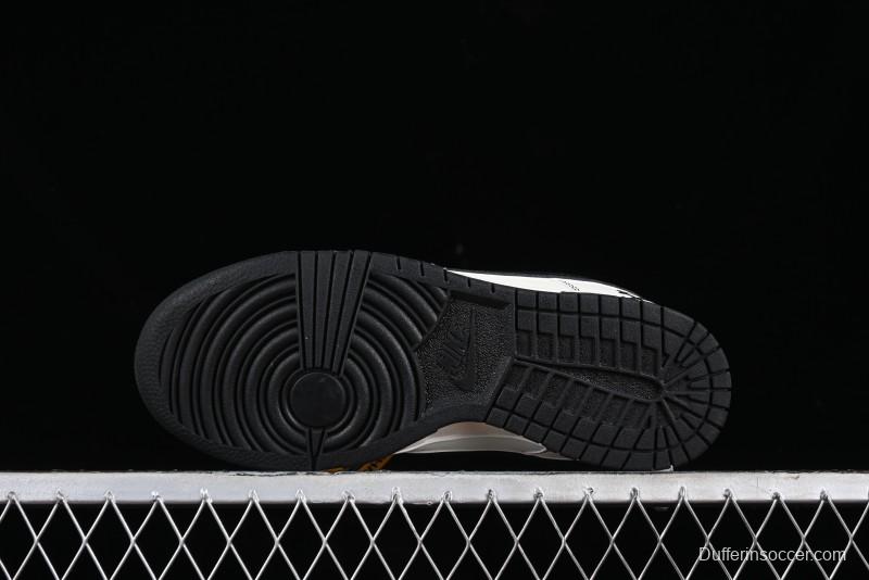 Nike SB Dunk Low OFF-WHITE Collaboration - Anniversary Edition Customized Low-Top Casual Skate Shoes - DJ2024-003