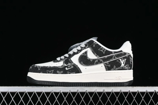 Nike Air Force 1 '07 Low LV Collaboration - Starry Night Black Low-Top Casual Sneakers - SJ2088-002