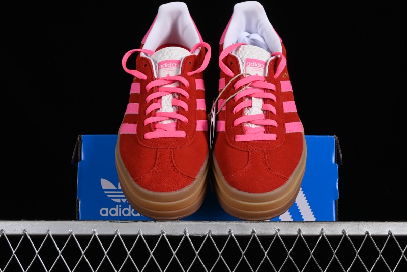 Adidas Originals Gazelle Bold IH7496 Low-Top Sneakers with Thick Sole for Slip Resistance and Durability