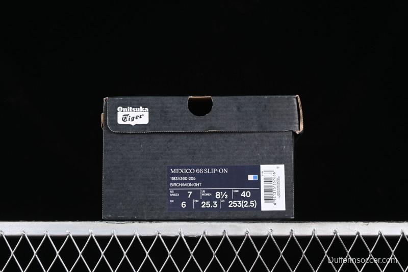 Onitsuka Tiger Mexico 66 Low-Top Canvas Casual Running Shoes - 1183A360-205