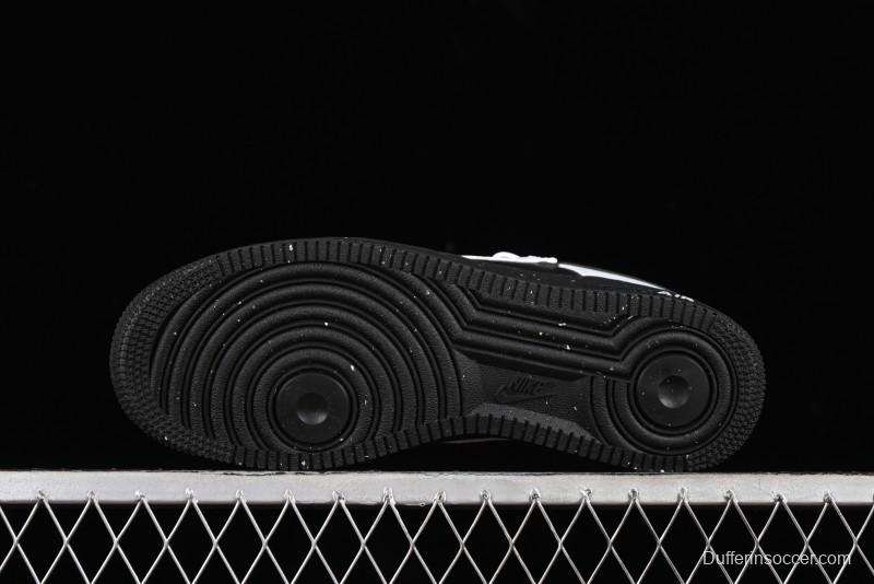 Nike Air Force 1 '07 Low Casual Sneakers with Broken Swoosh Design - HF9096-001