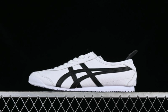 Onitsuka Tiger Mexico 66 Low-Top Leather Sneakers for Casual Running - D508K-0190