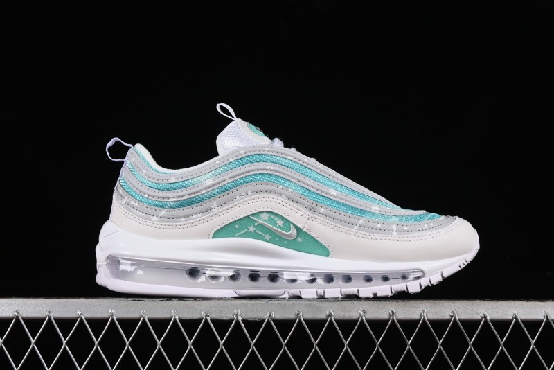 Nike Air Max 97 Custom Full-Sole Air Cushion Retro Bullet Running Shoes - 921826-101