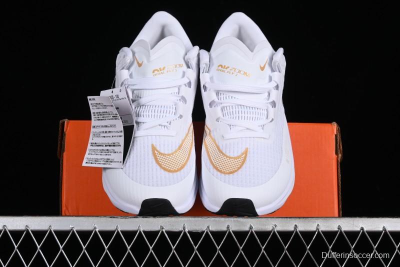 Nike Zoom Rival Fly 3 Lightweight Fabric Comfortable Cushioned Anti-Slip Low-Top Casual Running Shoes - CT2405-100