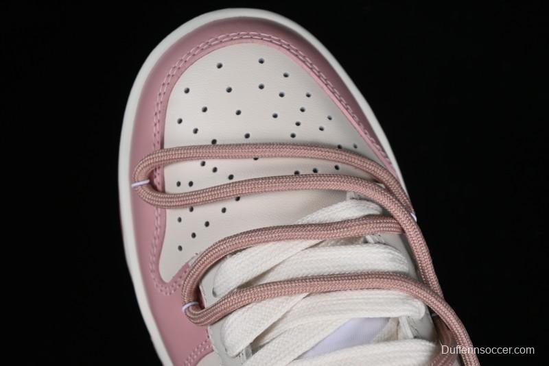 Nike Dunk Low ESS Custom Edition Rose Pink Retro Sweetheart Low-Top Casual Sneakers - DD1503-118