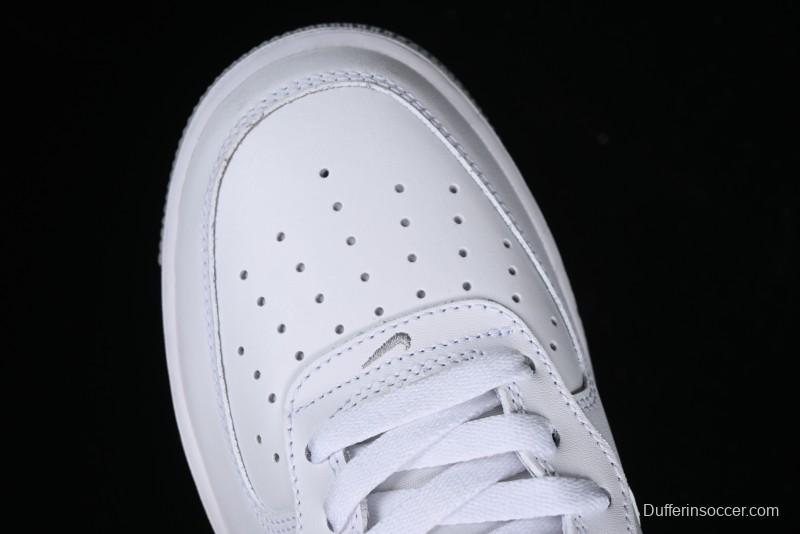 Nike Air Force 1 '07 Mid Casual Sneakers in White-Grey - DV0806-100