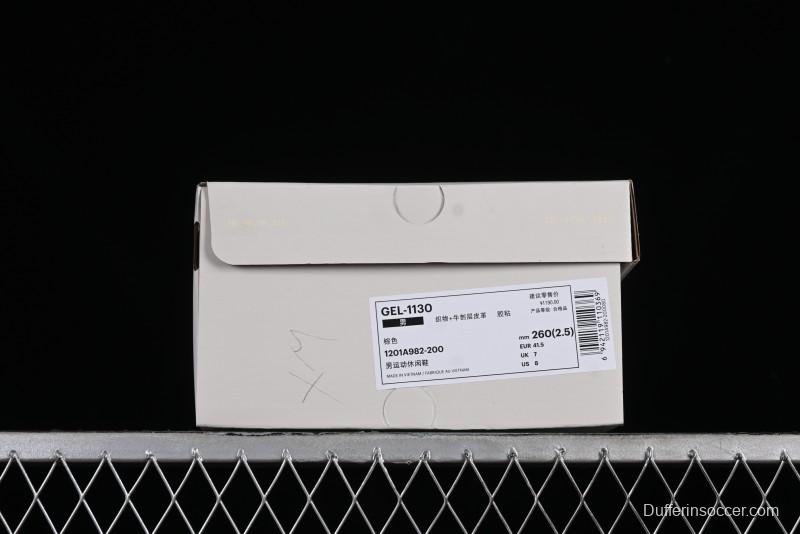 Asics Tiger GEL-1130 Low-Top Retro Running Shoes with GEL Cushioning and Ortholite Insole - 1201A982-200