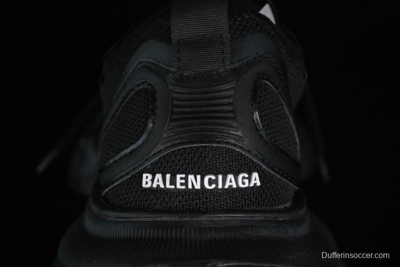 Balenciaga Circuit Lightweight Distressed Print Round Toe Fashion Casual Sneakers - WFLGY1000