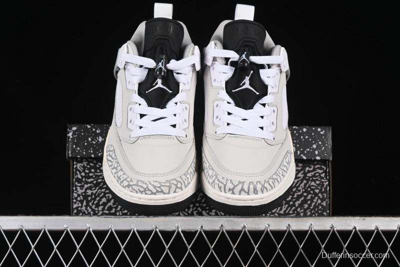 Nike Jordan Spizike Low AJ Hybrid Elements All Black Crackle Casual Sneakers - HQ1191-011