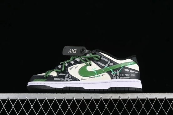 Nike Dunk Low FZBB Mechanical Theme SB Strap Low-Top Casual Sneakers - DD1391-100