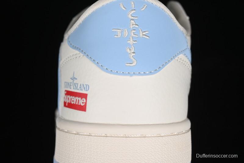 Nike Travis Scott x Fragment Design x Air Jordan 1 Low OG SP AJ1 Stone Island Collaboration - BB6588-105