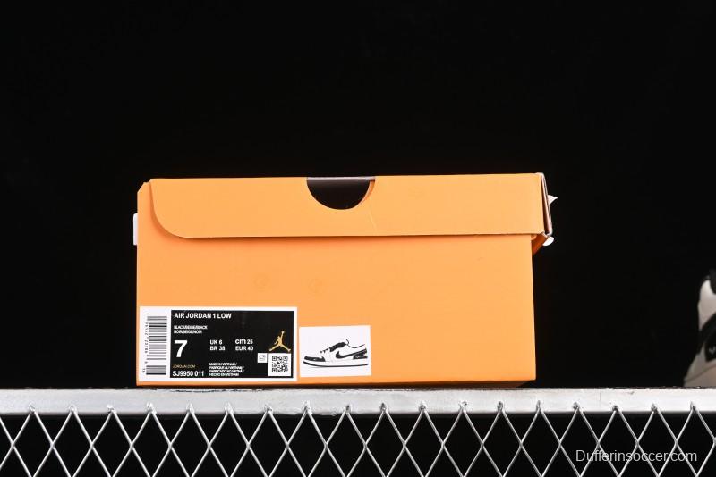 Nike Air Jordan 1 Low AJ1 Marvel Collaboration - Batman Custom High-End Low-Top Basketball Shoes - SJ6650-011