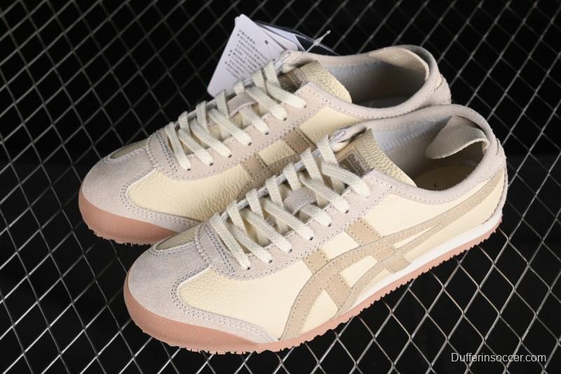 Onitsuka Tiger Mexico 66 Low-Top Leather Running Shoes - 1183C076-101