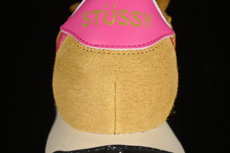 Stussy x Nike Roshe Run LD-1000 Comfortable Versatile Non-Slip Durable Waffle Low-Top Casual Running Shoes - FQ5369-700