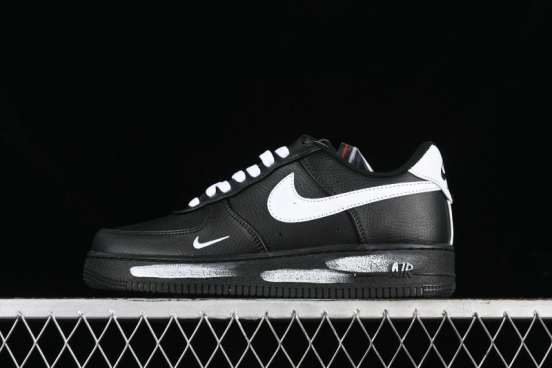 Nike Air Force 1 '07 Low Graffiti Swoosh Casual Sneakers - CI9533-081