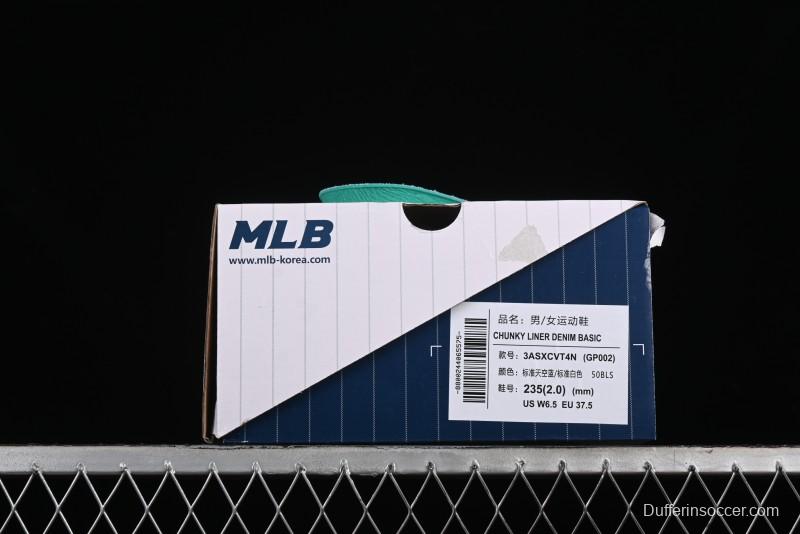 New York Yankees MLB Chunky Liner Denim Basic Platform Sandals - 3ASXCVT4N50BLS