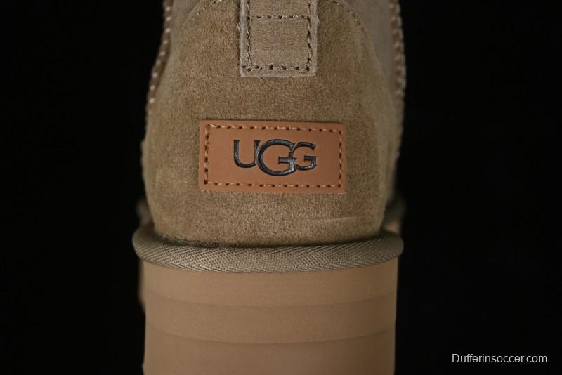 UGG Classic Ultra Mini Platform 3CM Wool Short Boots with TREADLITE Technology - 1135092