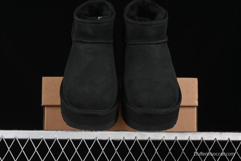 UGG Classic Ultra Mini Platform 3CM Wool Blend Mini Short Boots - 1135092