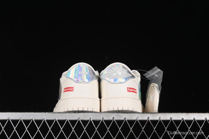 Nike Travis Scott x Fragment Design x Air Jordan 1 Low OG SP AJ1 Supreme Collaboration - CF3688-015