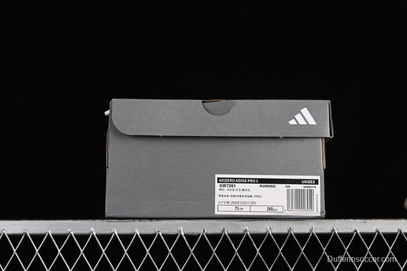 Adidas Adizero Adios Lightweight Breathable Low-Top Running Shoes - GW7261