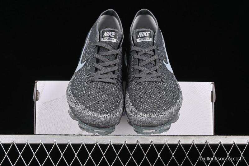 Nike Vapormax Flyknit Breathable Casual Running Shoes with Full-Length Air Cushion - 849557-002