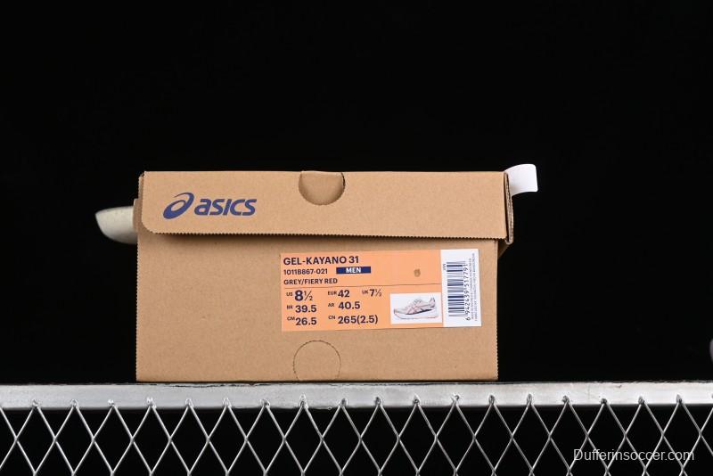 Asics Gel-Kayano 31 Breathable Running Shoes with GEL Cushioning and FLYTEFOAM BLAST Technology - 1011B867-021