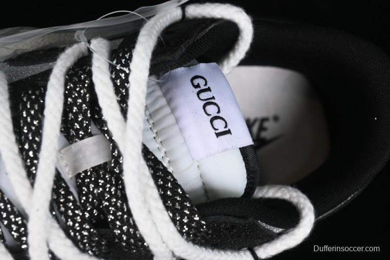 Nike SB Dunk Low Gucci Collaboration - Black Star Hook Anniversary High-End Custom Low-Top Casual Skate Shoes - SJ2068-268