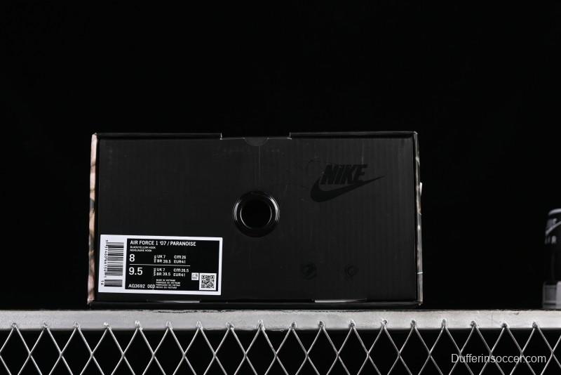 Nike Peaceminusone x Air Force 1 '07 Graffiti Casual Sneakers - AQ3692-003