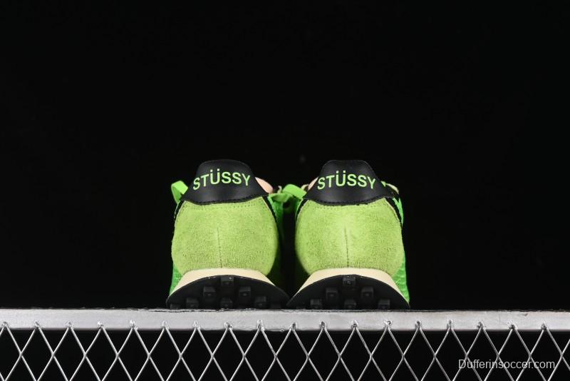 Nike Stussy Roshe Run LD-1000 Comfortable Versatile Non-Slip Durable Waffle Low-Top Casual Running Shoes - FQ5369-300