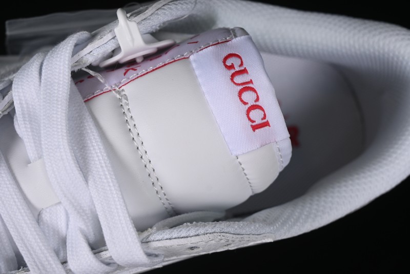 Nike Travis Scott x Fragment Design x Air Jordan 1 Low OG SP AJ1 Gucci Collaboration - White Low-Top Casual Sneakers LJ5188-014