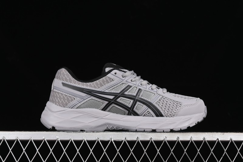 Asics Gel-Contend 4 Low-Top Breathable Running Shoes with Rearfoot Gel Cushioning - T8D4Q-032