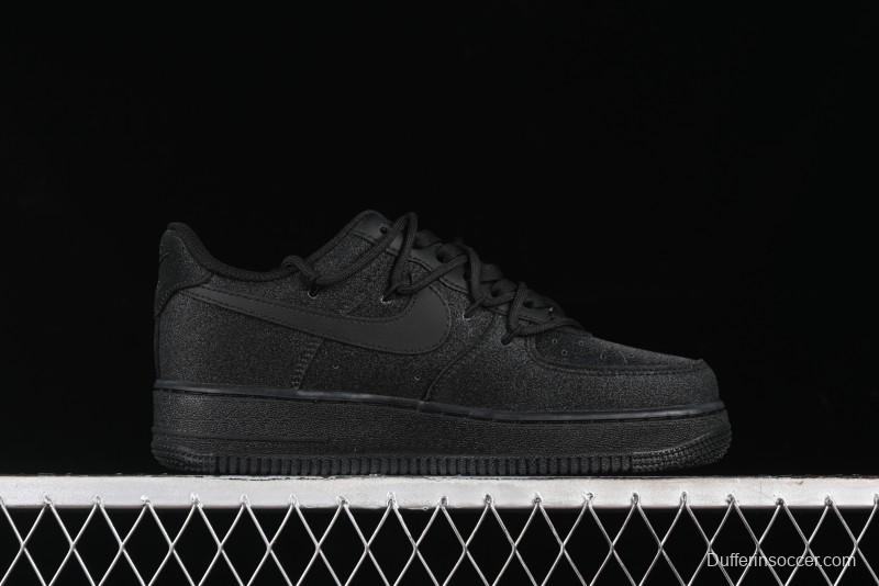Nike Air Force 1 '07 Low White Black Starry Full Diamond Lace-Up Low-Top Casual Sneakers - ZH0316-032