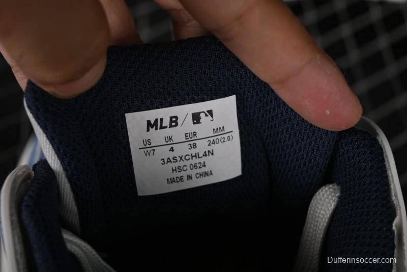 New York Yankees Chunky Liner Mid Denim Monogram Sandals with Thick Sole - 3ASXCHL4N50BLS