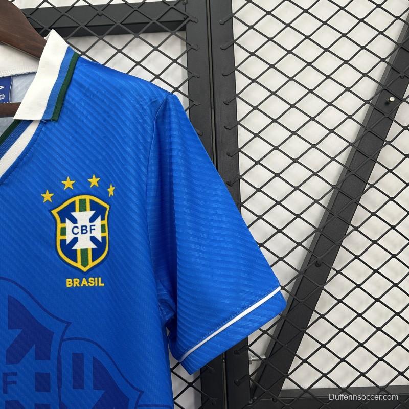 1994 Retro Brazil Away Jersey