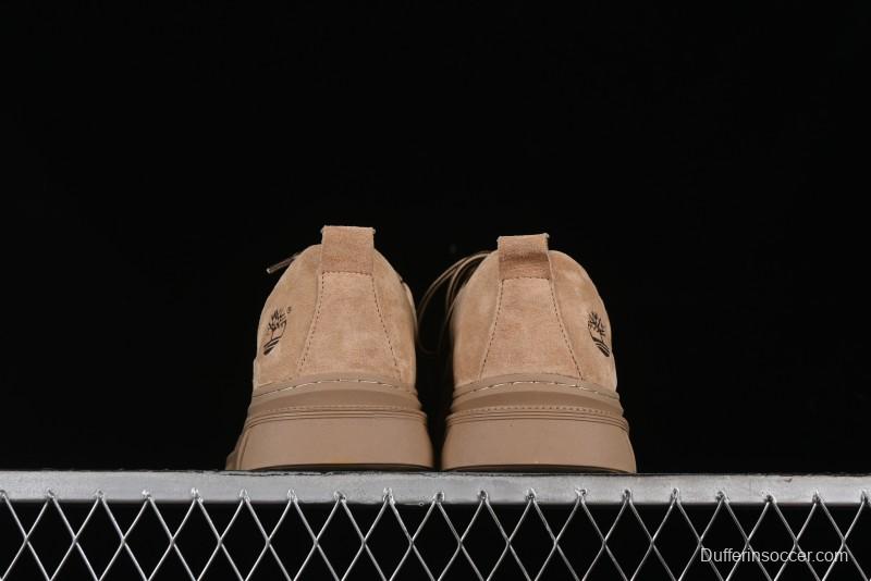 Timberland Low-Top Casual Shoes for Men - Italian Oil-Grained Leather with Anti-Slip Rubber Sole - TB73535SAND