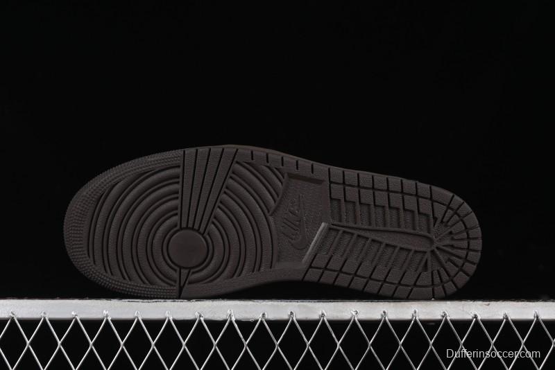 Nike Travis Scott x Air Jordan 1 Low OG AJ1 Reverse Swoosh Sneakers - DM7866-202