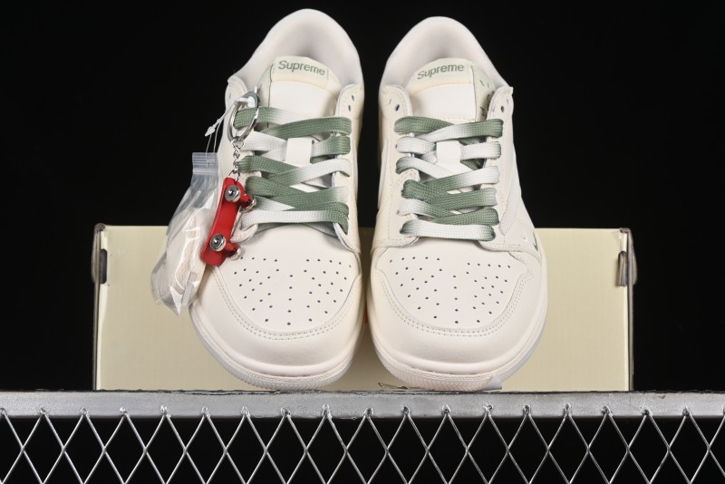 Nike Travis Scott x Fragment Design x Air Jordan 1 Low OG SP AJ1 Supreme Collaboration - BB2299-810