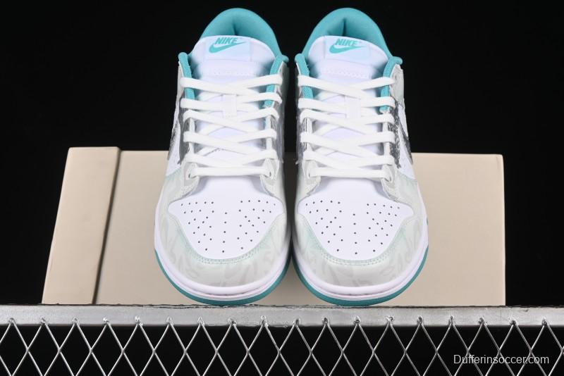 Nike Dunk Low Panda Prank Special Edition Heartbeat Email Mint SB Low Top Casual Skate Shoes - DV0833-102