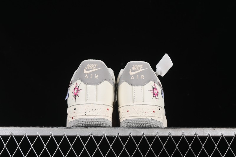 Nike Air Force 1 '07 Low Halloween Edition "Mercury Spider" Casual Sneakers - FB1893-333