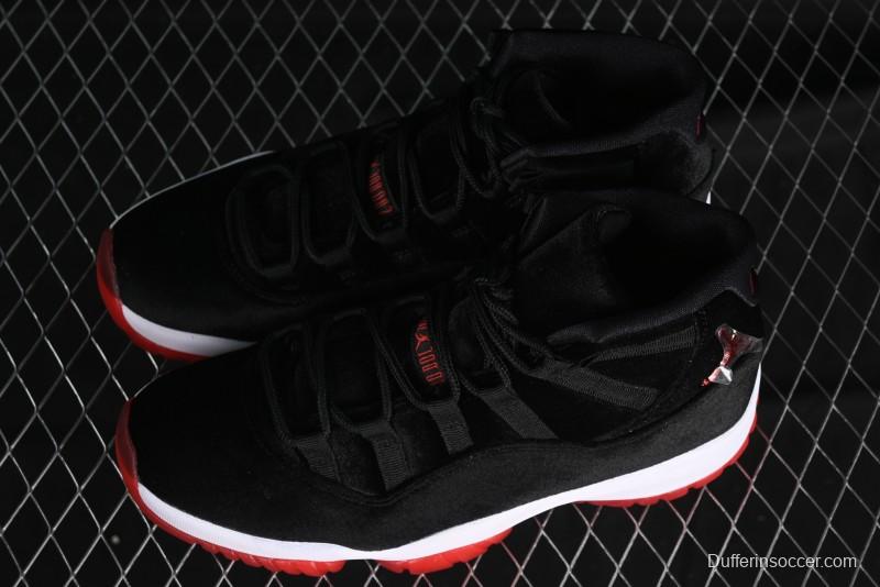 Nike Air Jordan 11 Retro Bred Velvet Basketball Shoes - DB5457-061