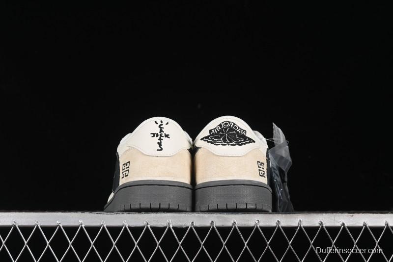 Nike Travis Scott x Fragment Design x Air Jordan 1 Low OG SP AJ1 Low Top Casual Sneakers - CF3688-030