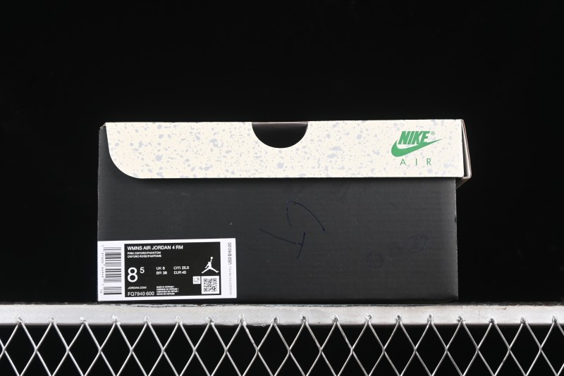 Nike Air Jordan 4 Remastered Retro Basketball Shoes in Black Grey - FQ7940-600
