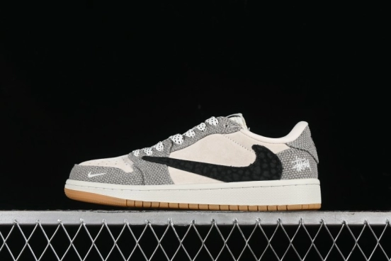 Nike Travis Scott x Fragment Design x Air Jordan 1 Low OG SP AJ1 Sneakers - JH6089-006